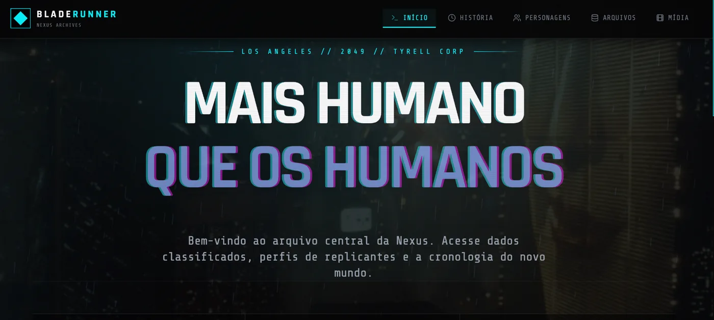 Portal Blade Runner Brasil — Mais humano que os humanos