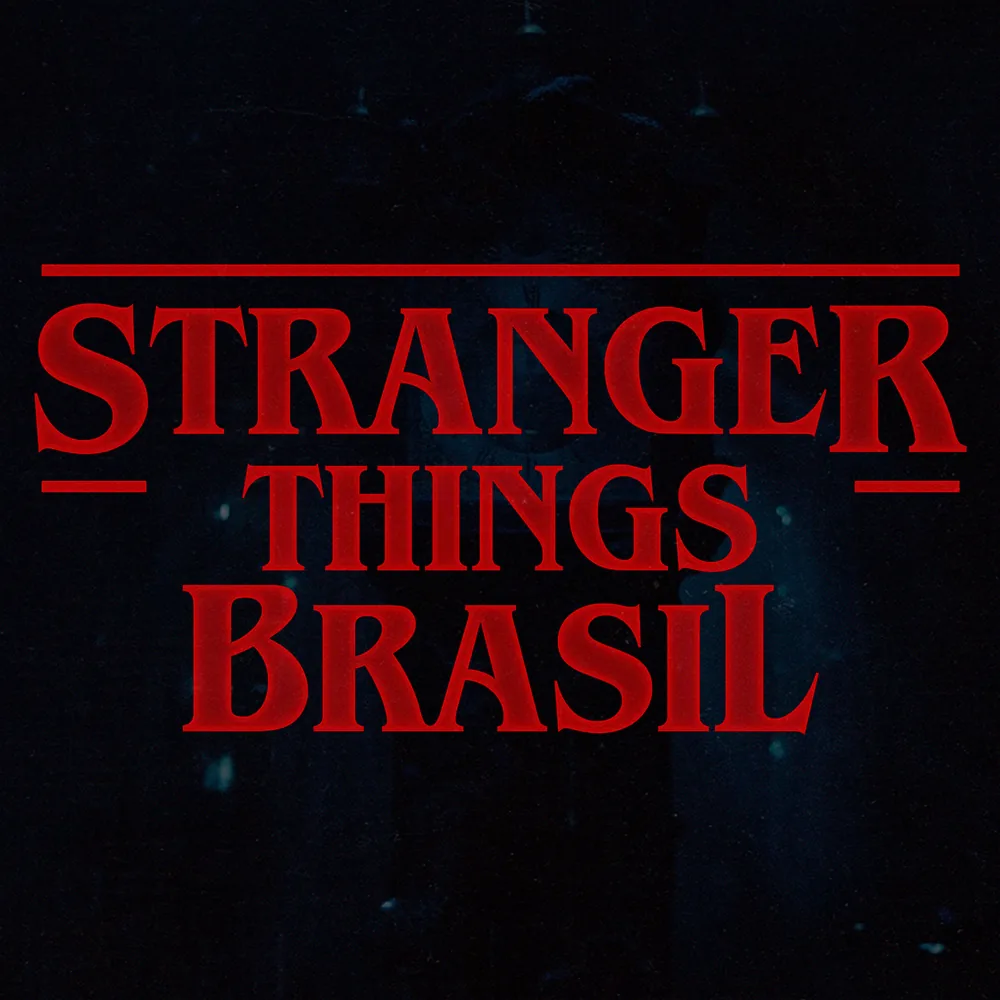 Capa do projeto Stranger Things Brasil